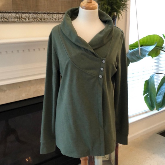 danskin french terry wrap